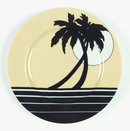 Palm Beach (Yellow, Black) by Fitz &amp; Floyd