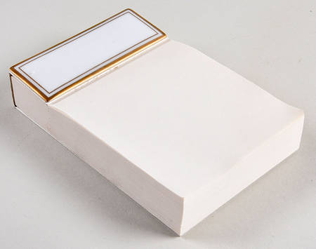 Palais White (Japan) Notepad Holder