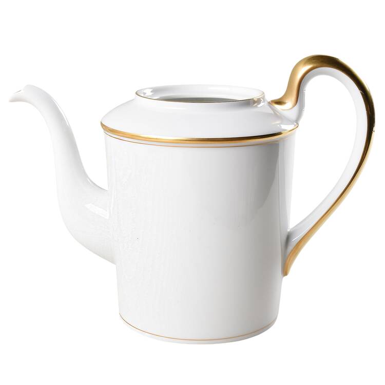 Palais White (Japan) Coffee Pot No Lid by Fitz & Floyd