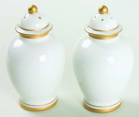 Palais White (Japan) Salt & Pepper Set by Fitz & Floyd