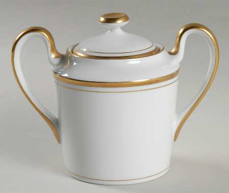 Palais White (Japan) Sugar Bowl & Lid