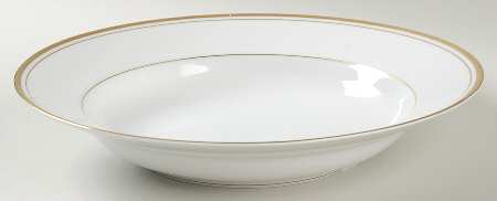 Palais White (Japan) Large Rim Soup Bowl by Fitz & Floyd