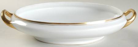 Palais White (Japan) Oval Vegetable No Lid