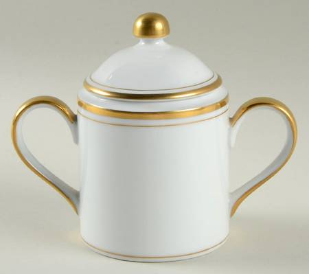 Palais White (Japan) Sugar Bowl & Lid