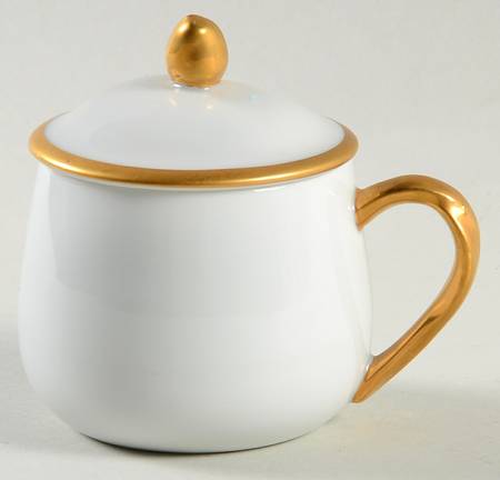 Palais White (Japan) (2 Pc) Pot de Creme No Underplate