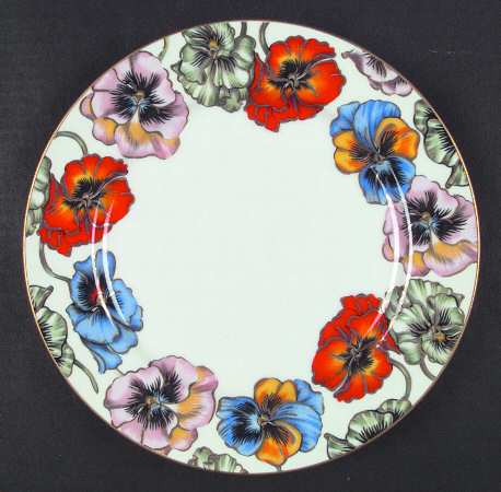 Pansies (White Body) by Fitz &amp; Floyd
