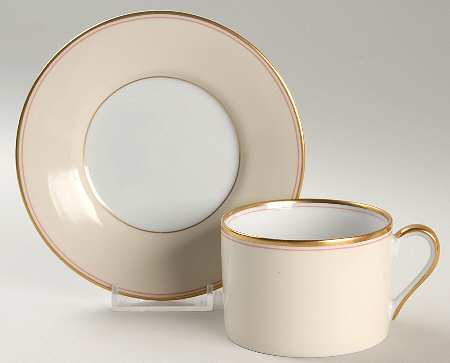 Papillon D'Orient Flat Cup & Saucer Set