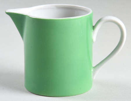 Papillon (White Butterfly on Green) Creamer