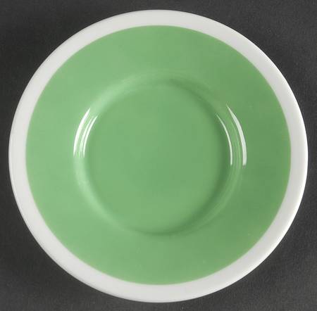 Papillon (White Butterfly on Green) Saucer for Demitasse Cup