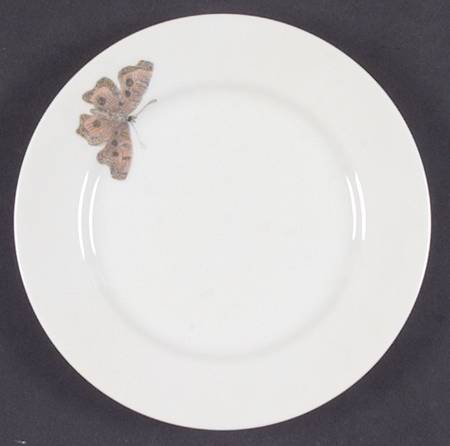 Pastel Poppy (White Background) Bread & Butter Plate