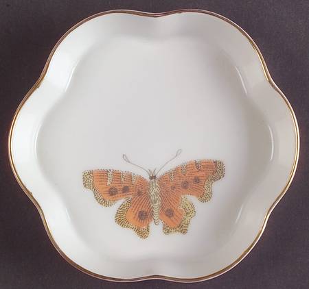 Pastel Poppy (White Background) 4" Ashtray