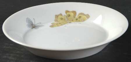 Pastel Poppy (White Background) Saucer for Flat Cup