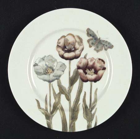Pastel Poppy (Cream Background) by Fitz &amp; Floyd