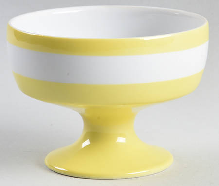Papillon (White Butterfly on Yellow) Cup for 2 Pc Dessert Set