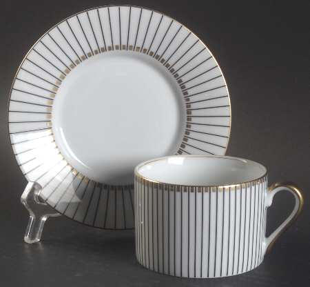 Pareille Flat Cup & Saucer Set