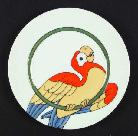 Parrot In Ring Salad Plate