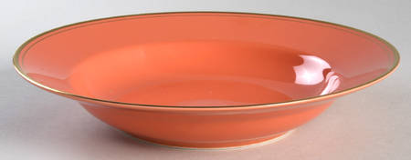 Pavillon Apricot Large Rim Soup Bowl