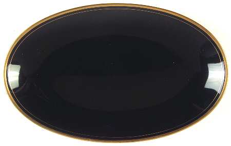Pavillon Black Relish/Gravy Underplate