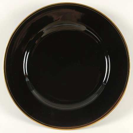 Pavillon Black Service Plate (Charger)