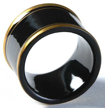 Pavillon Black Napkin Ring