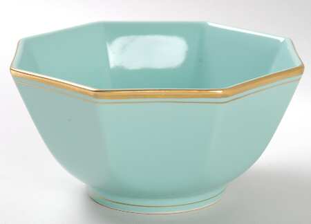 Pavillon Turquoise 5" Octagonal Vegetable Bowl