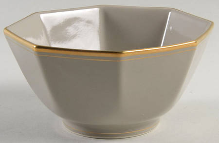 Pavillon Greige 5" Octagonal Vegetable Bowl