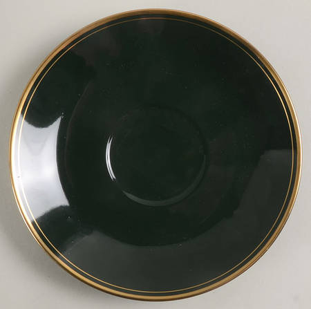 Pavillon Hunter Green Saucer for Cream Soup Bowl