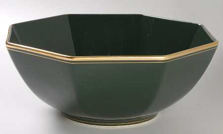 Pavillon Hunter Green 8" Octagonal Vegetable Bowl