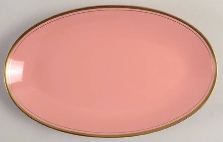 Pavillon Peach Coral Relish/Gravy Underplate