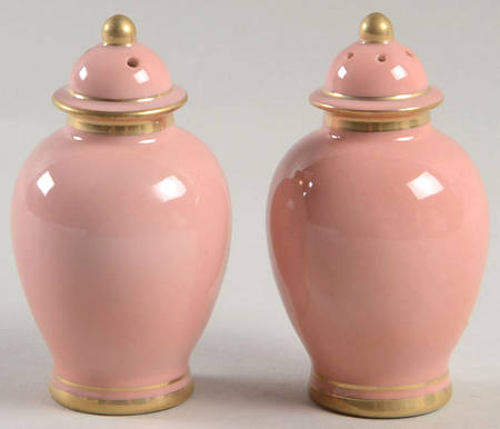 Pavillon Peach Coral Salt & Pepper Set