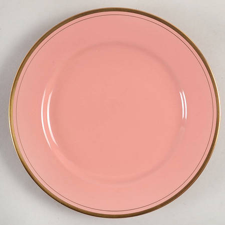 Pavillon Peach Coral Bread & Butter Plate