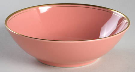Pavillon Peach Coral Coupe Cereal Bowl