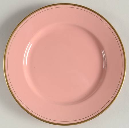 Pavillon Peach Coral Salad Plate