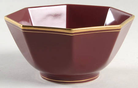 Pavillon Plum 5" Octagonal Vegetable Bowl