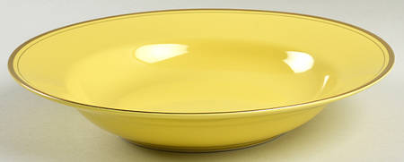 Pavillon Yellow Large Rim Soup Bowl