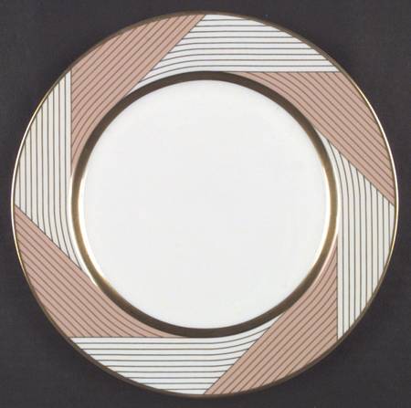 Peach Facette by Fitz &amp; Floyd