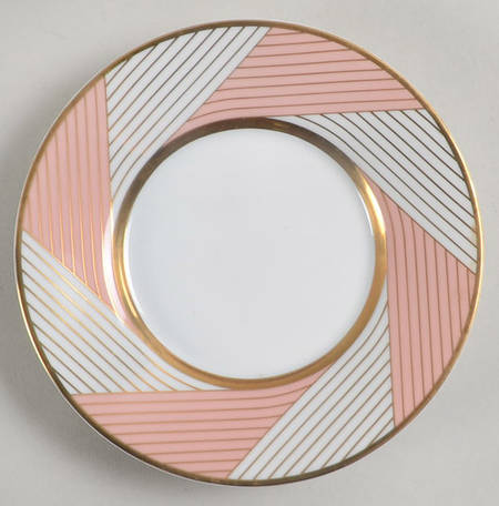 Peach Facette Saucer