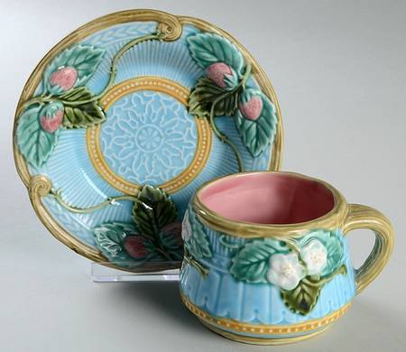 Petite Fraise Des Bois Flat Cup & Saucer Set