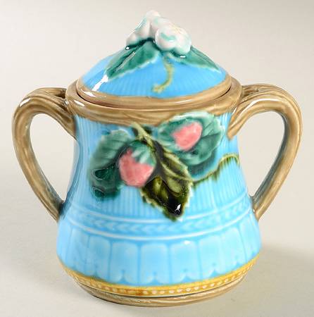 Petite Fraise Des Bois Sugar Bowl & Lid