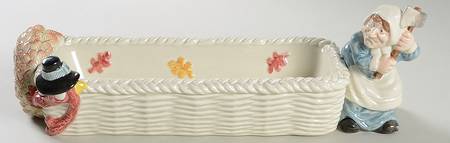 Pilgrims Progress Cracker Server-Boat by Fitz & Floyd