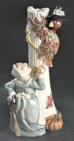 Pilgrims Progress 8" Tall Candlestick