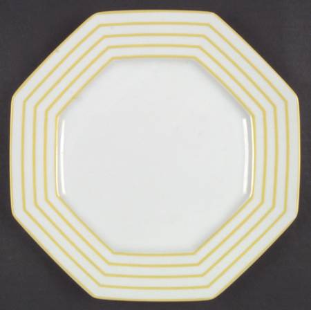 Pin Stripe Yellow by Fitz &amp; Floyd
