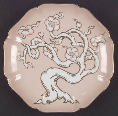 Plum Blossom (Buff Background) by Fitz &amp; Floyd
