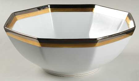Platine D'Or (Octagonal) 8" Octagonal Vegetable Bowl
