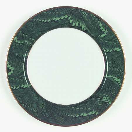 Plume d'Or Teal Green by Fitz &amp; Floyd