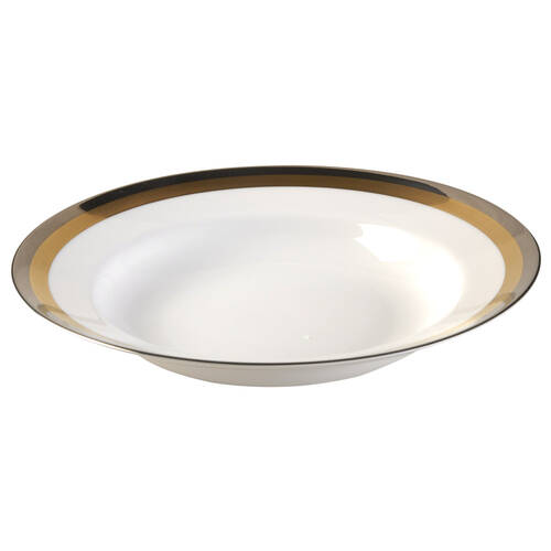 Platine D'Or (Round) Large Rim Soup Bowl