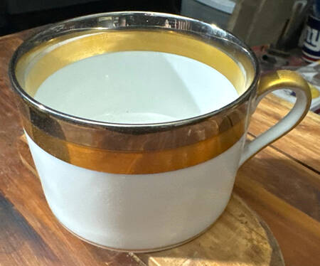 Platine D'Or (Round) Flat Cup by Fitz & Floyd