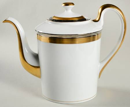 Platine D'Or (Round) Coffee Pot & Lid by Fitz & Floyd