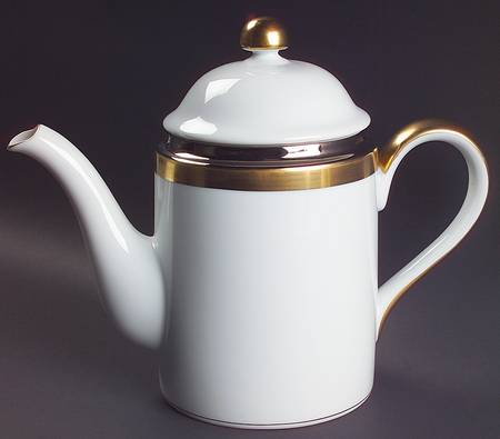 Platine D'Or (Round) Coffee Pot & Lid