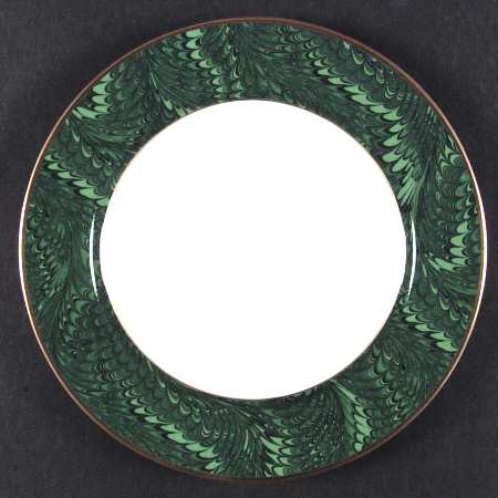 Plume D'Or Teal Green by Fitz &amp; Floyd